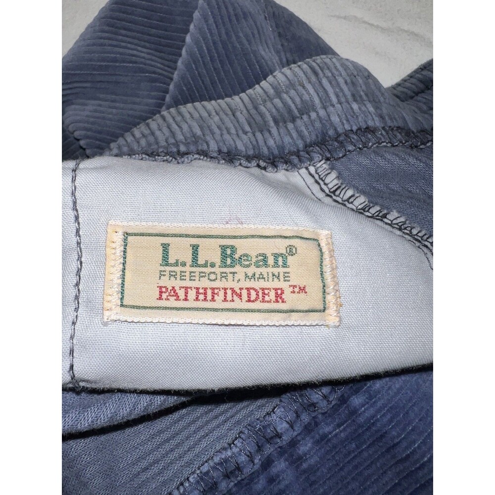Vintage L.L. Bean Long Corduroy Skirt Women's Size 10 Grey Cottagecore Boho 80's - Picture 11 of 11